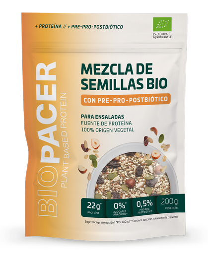 [1000004BPC] Biopacer mezcla de semillas y frutos secos proteicos con probiótico bio 200g